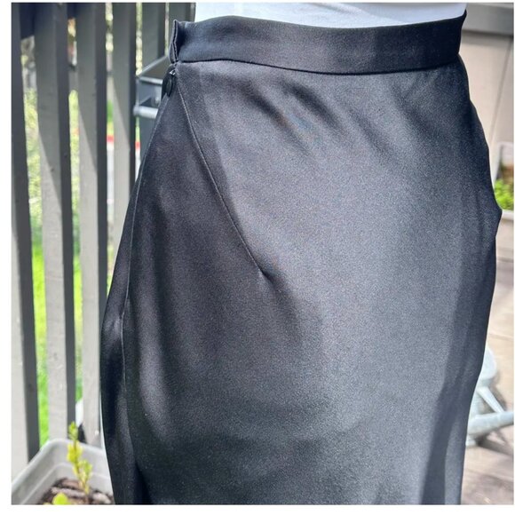 Vivienne Westwood Black Satin Draped Skirt - Picture 11 of 16